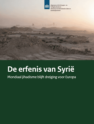 Omslag publicatie De erfenis van Syrië. Mondiaal jihadisme blijft dreiging voor Europa.