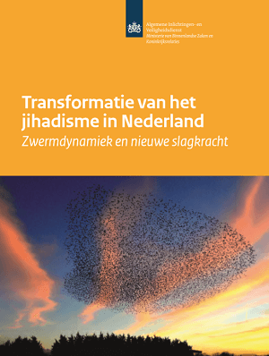 Omslag publicatie Transformatie van het jihadisme in Nederland. Zwermdynamiek en nieuwe slagkracht.