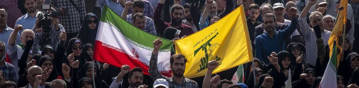 Een demonstratie in Iran