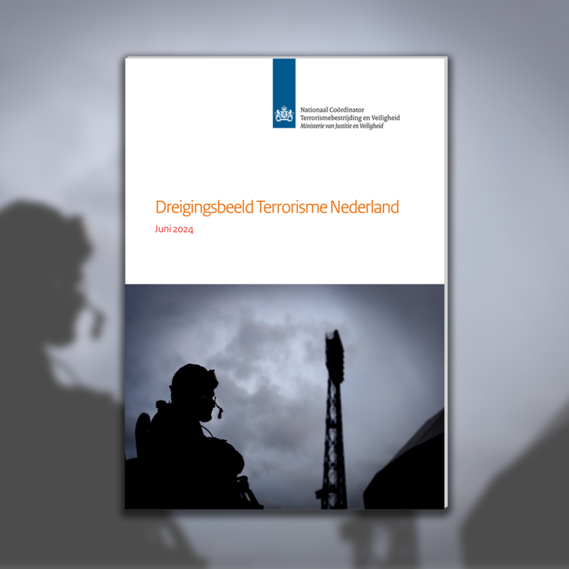 Afbeelding omslag rapport 'Dreigingsbeeld Terrorisme Nederland'