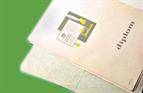Schrijfblok geprepareerd voor geheime boodschappen