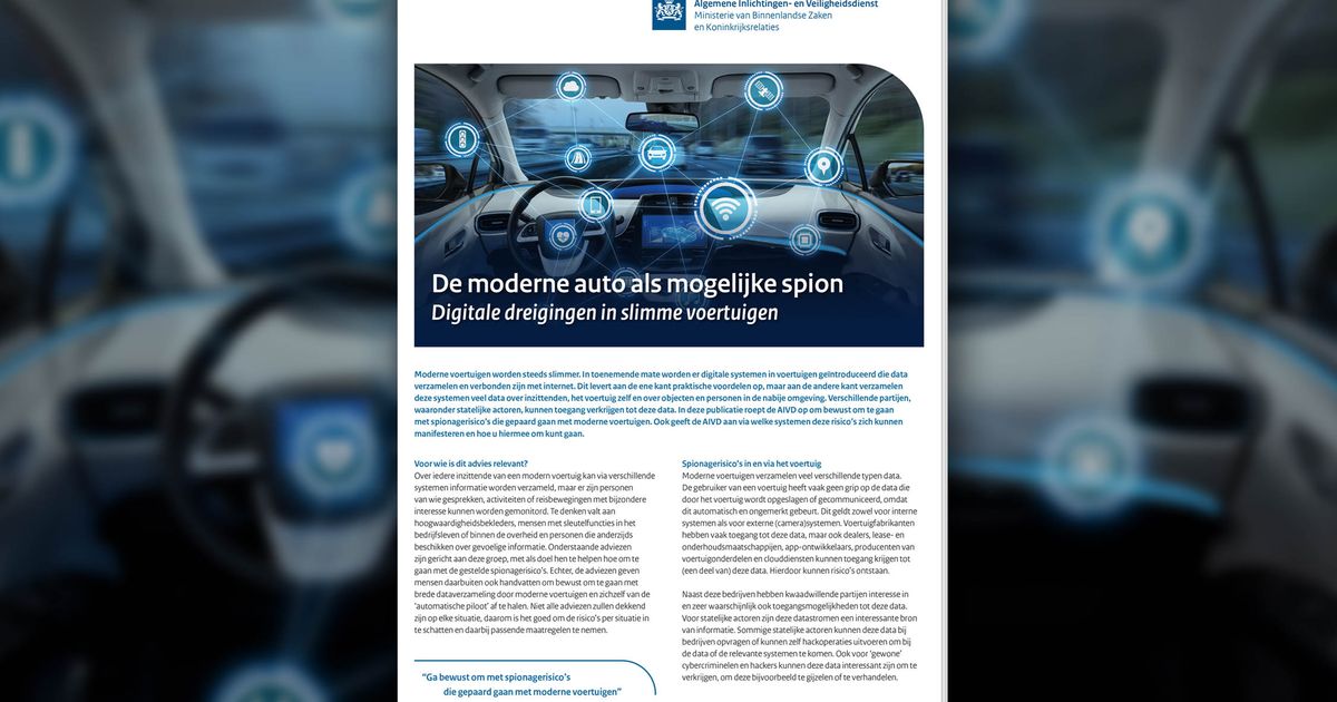 Digitale dreigingen in slimme voertuigen