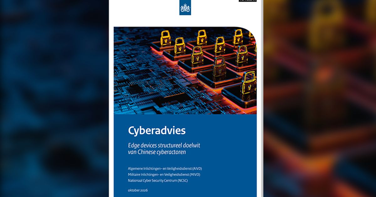 MIVD en AIVD verwachten toename Chinese cyberaanvallen via edge devices